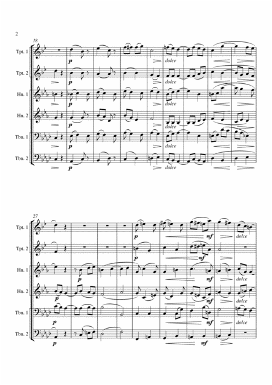 Last Happiness, Op. 104, #3 Chamber Music scores gallery preview page 2