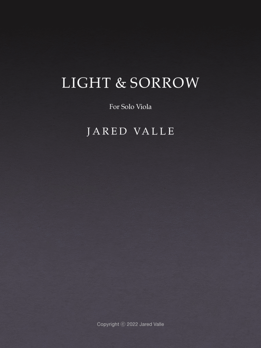 Light and sorrow - Duet version String Duet scores gallery preview page 1