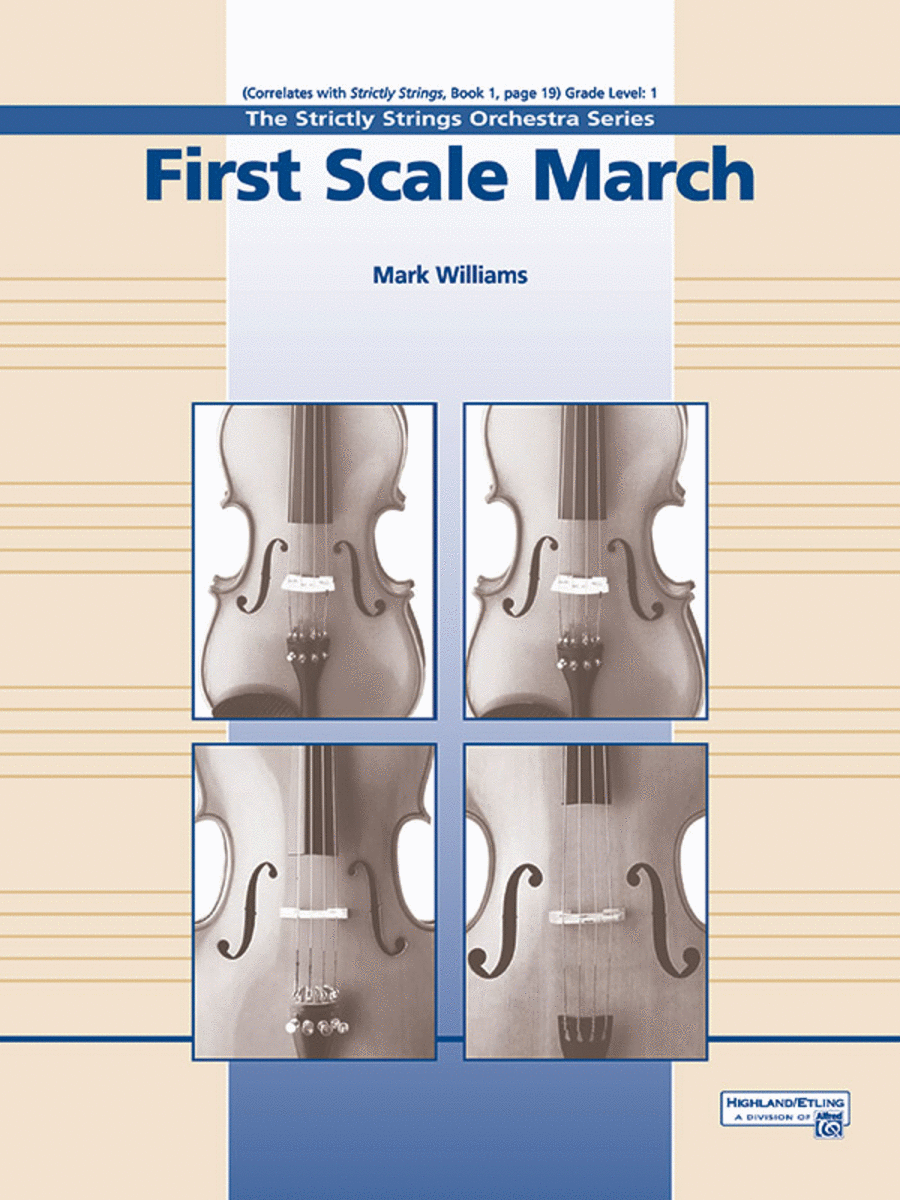 First Scale March String Orchestra scores gallery preview page 1