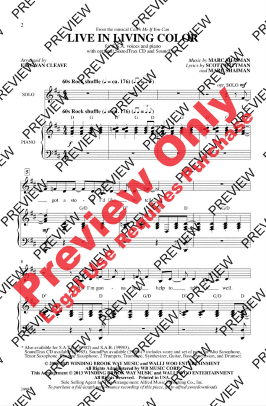 Live in Living Color Women's Choir scores gallery preview page 2