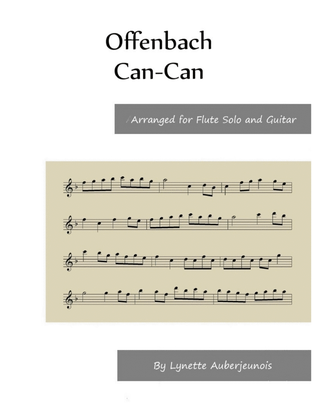 Book cover for Can-Can - Flute Solo with Guitar Chords