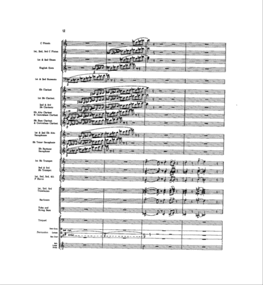 Caccia and Chorale Concert Band scores gallery preview page 11