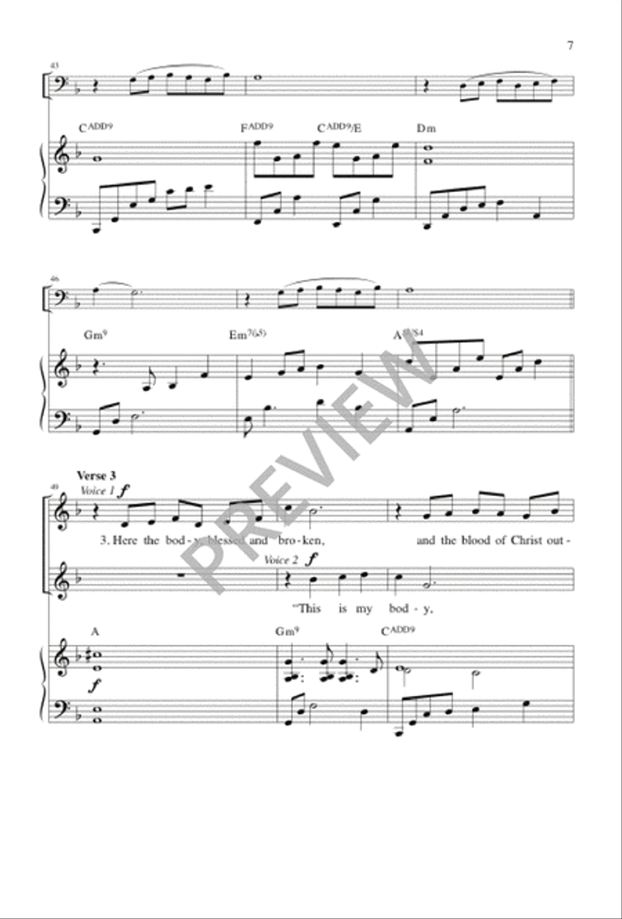 Will the Circle Be Unbroken? 2-Part scores gallery preview page 7