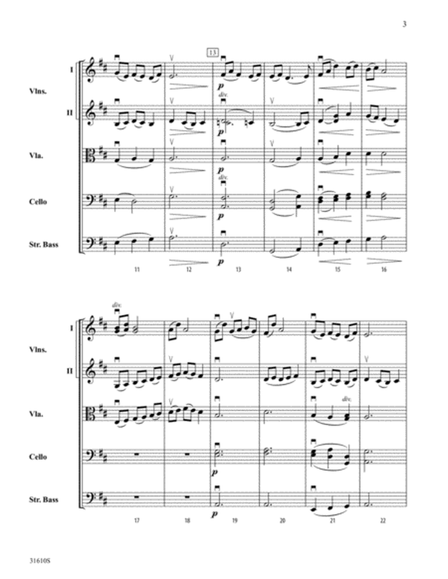 Elegy for String Orchestra: Score