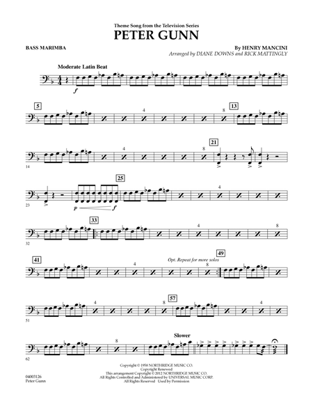 Peter Gunn - Bass Marimba