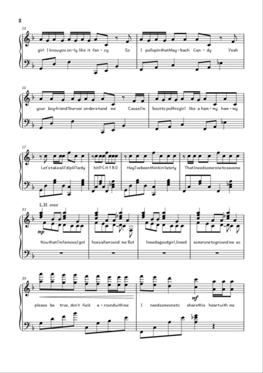I Like You A Happier Song Easy Piano scores gallery preview page 2