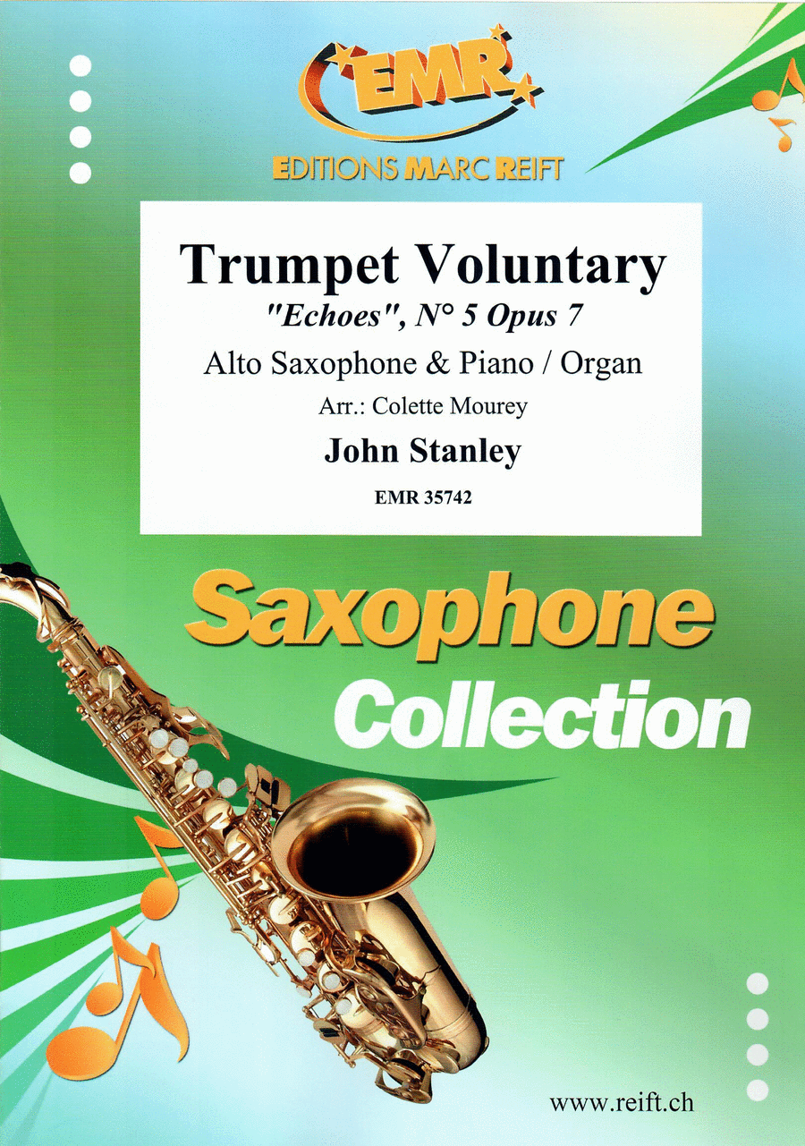 Trumpet Voluntary Alto Saxophone scores gallery preview page 1