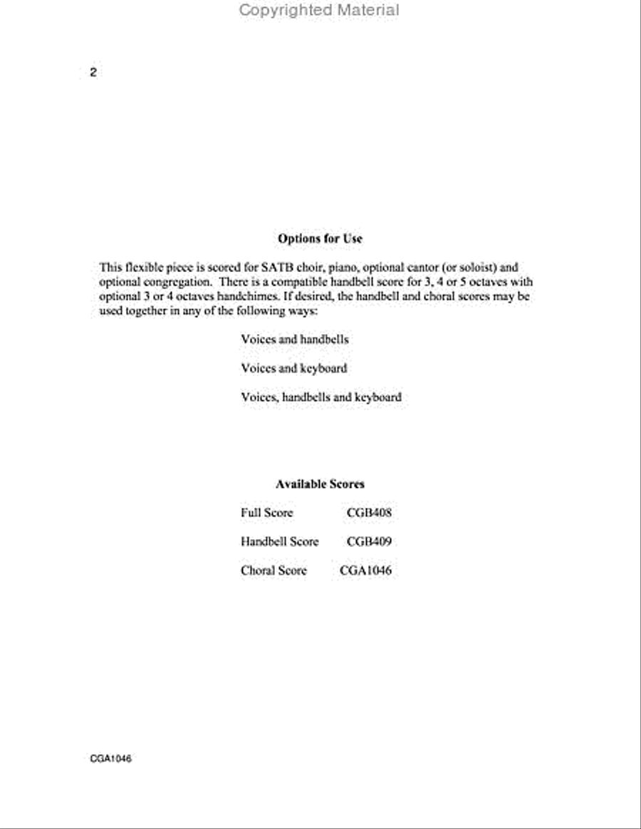 Taste and See 4-Part scores gallery preview page 2