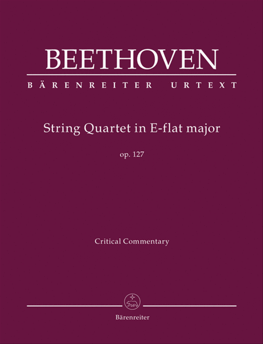 Streichquartett Es-Dur op. 127 String Quartet scores gallery preview page 1