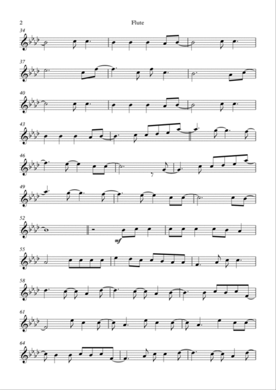 All Of Me All Of Me Flute Solo scores gallery preview page 2
