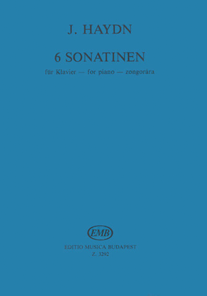 Book cover for 6 Sonatinas-pno
