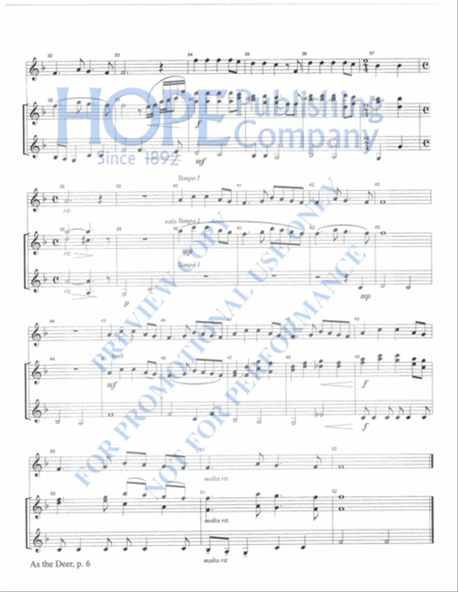 Praise Him with Instruments Orchestra scores gallery preview page 9