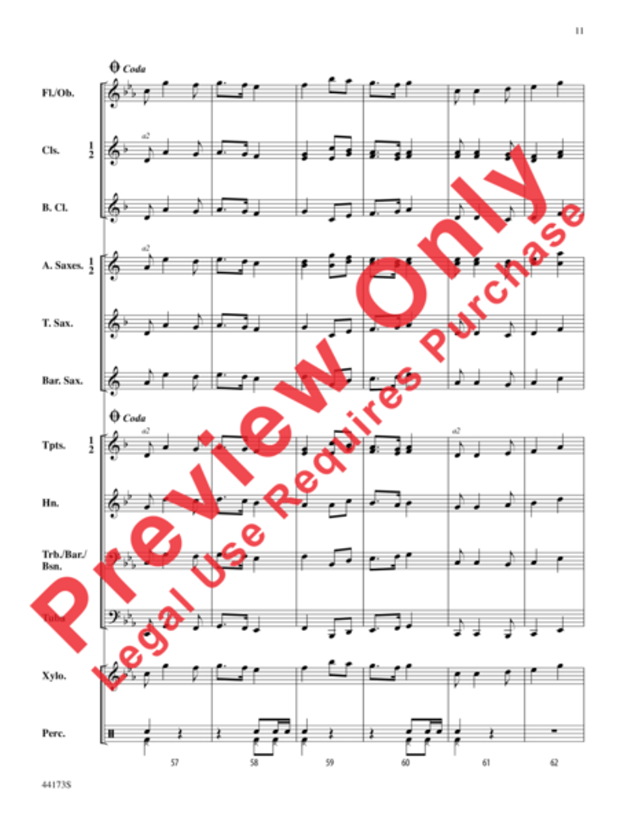 Cape Breton March Concert Band scores gallery preview page 24