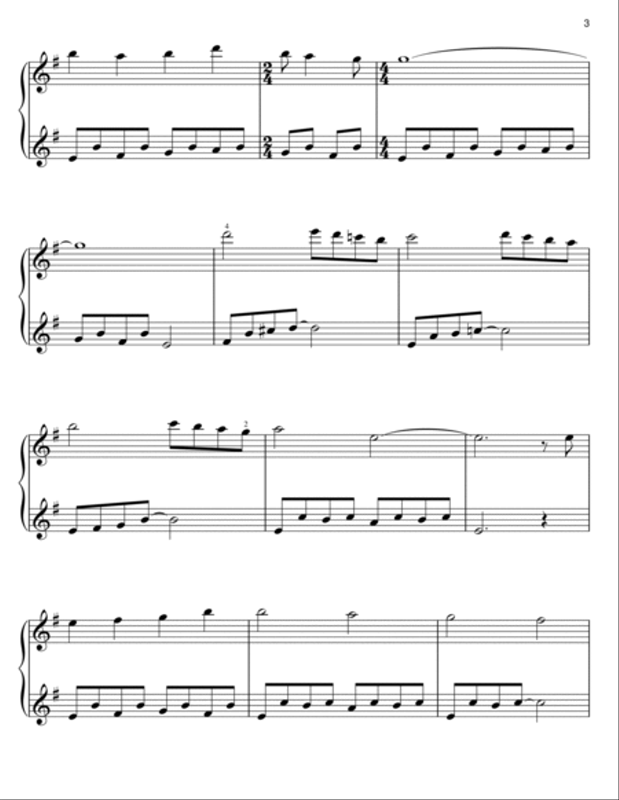 Angels We Have Heard On High Easy Piano scores gallery preview page 3