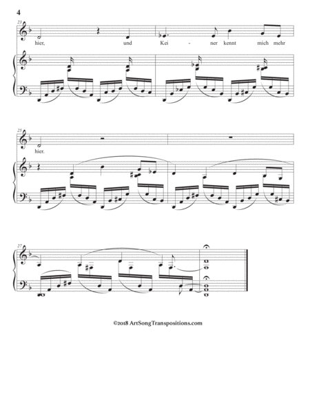 Liederkreis, Op. 39 (in 3 low keys)