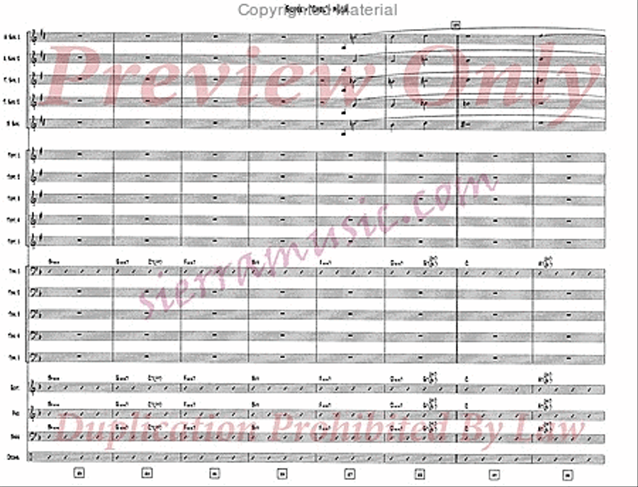 Carl Carl Jazz Ensemble scores gallery preview page 17