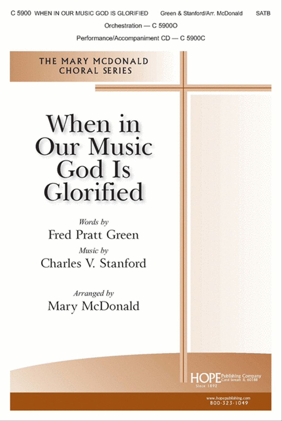 When in Our Music God Is Glorified 4-Part scores gallery preview page 1