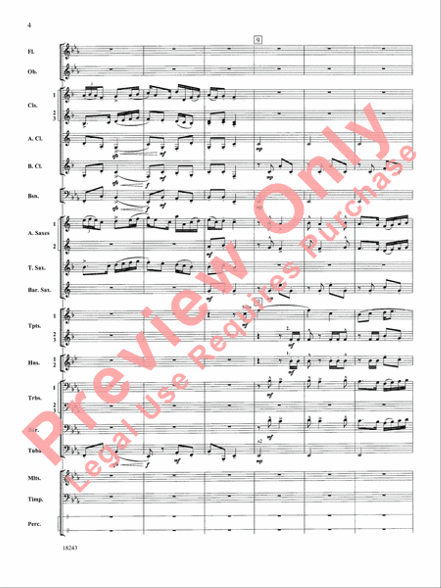 A Longford Legend A Longford Legend Concert Band scores gallery preview page 5