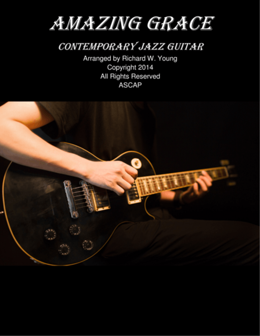 Amazing Grace- Contemporary Jazz Guitar Electric Guitar scores gallery preview page 1