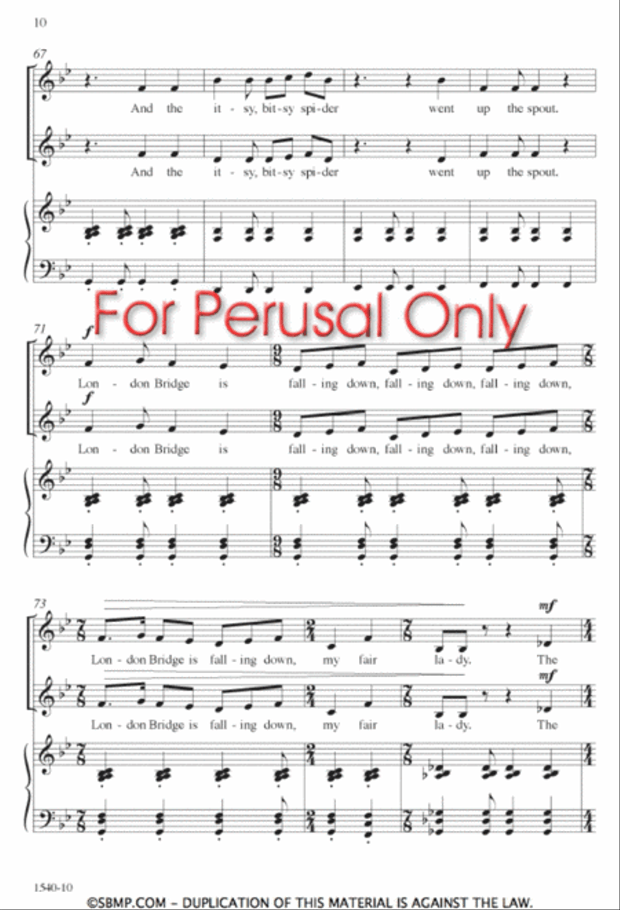 KidSong - SA Octavo SA scores gallery preview page 9