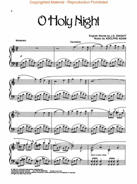 O Holy Night - Piano Solo