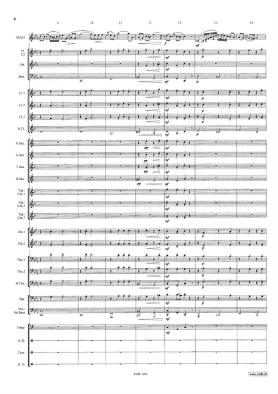 Csardas Concert Band scores gallery preview page 5