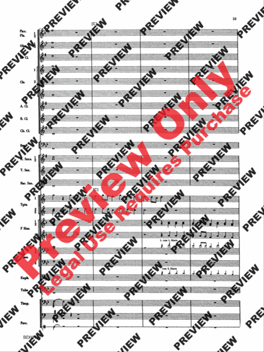Water Music Suite Water Music Suite Concert Band scores gallery preview page 53