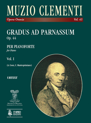 Book cover for Gradus ad Parnassum Op. 44 for Piano - Vol. 1