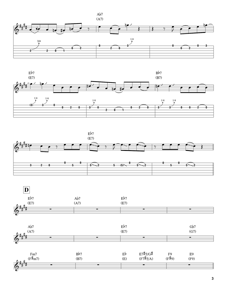 Okie Dokie Stomp Acoustic Guitar scores gallery preview page 3