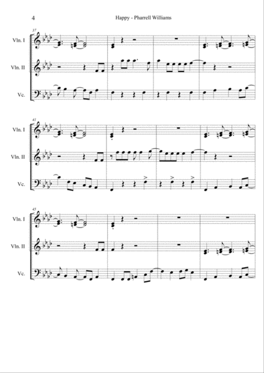 Happy String Trio scores gallery preview page 4