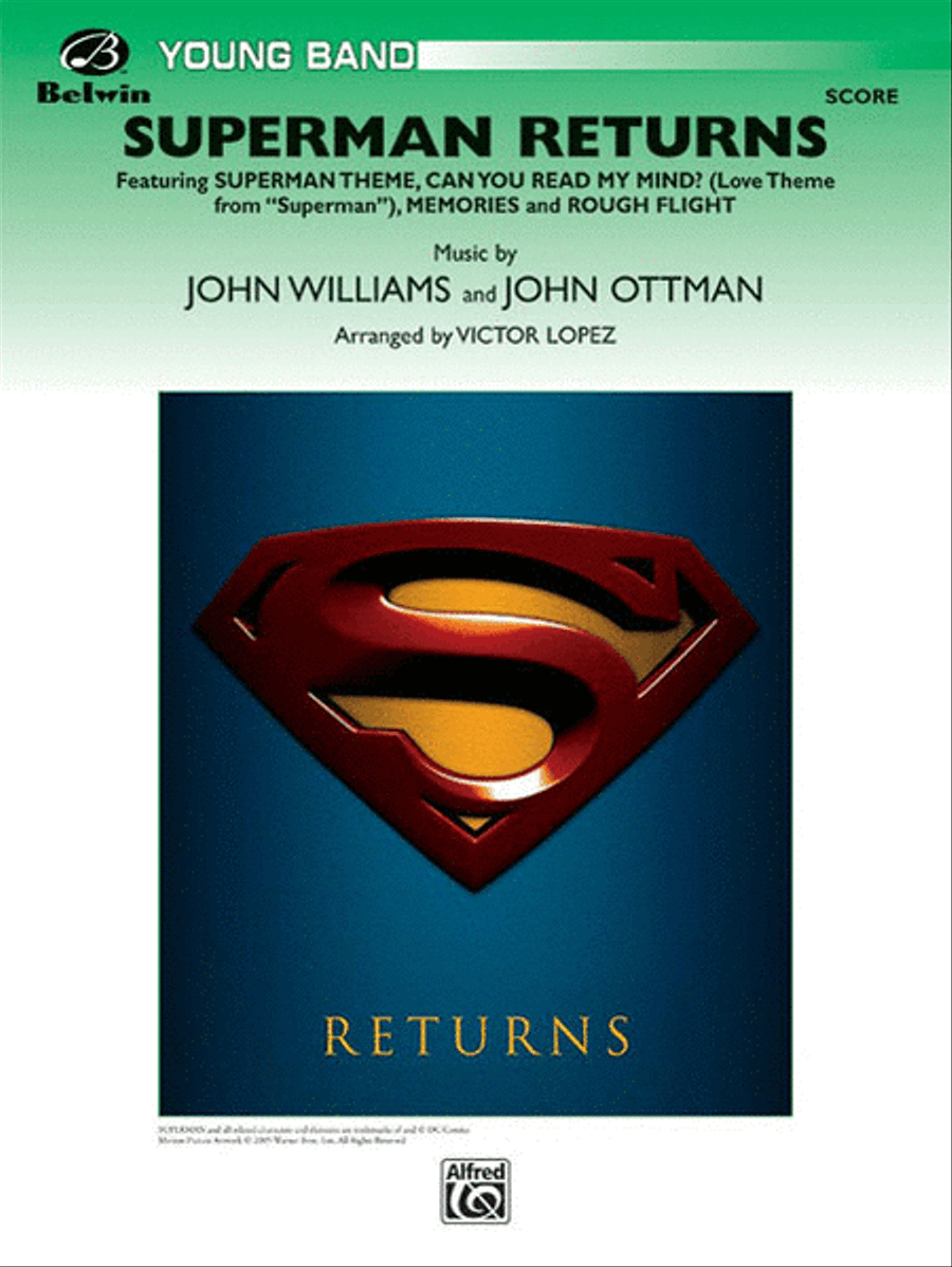 Superman Returns Concert Band scores gallery preview page 1