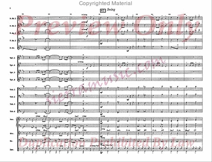 Lester Lives On Big Band scores gallery preview page 9