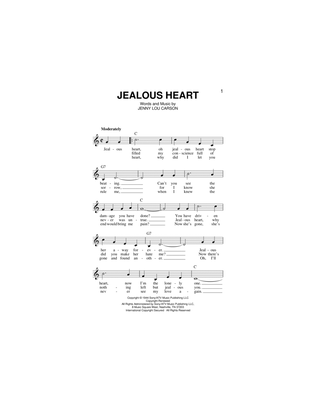 Book cover for Jealous Heart
