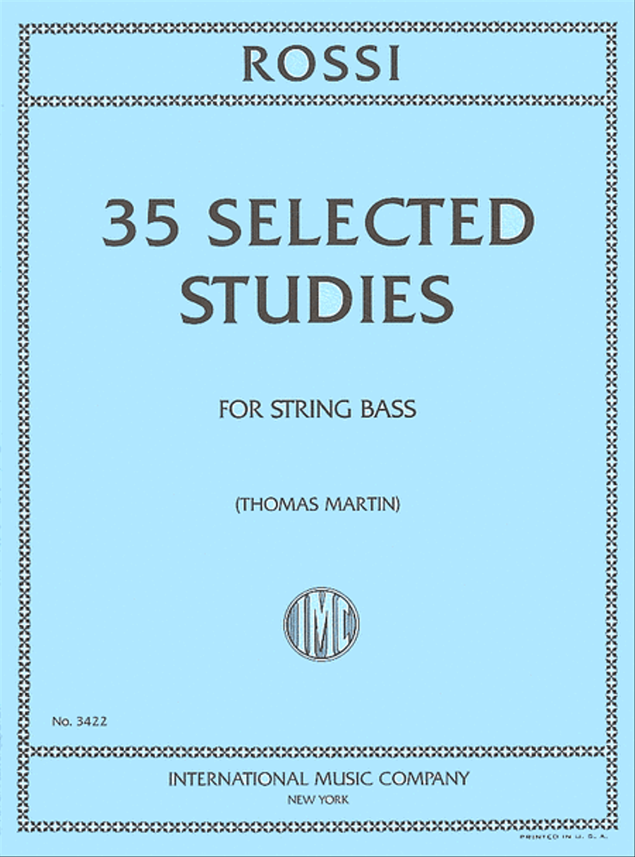35 Selected Studies 35 Selected Studies Double Bass scores gallery preview page 1
