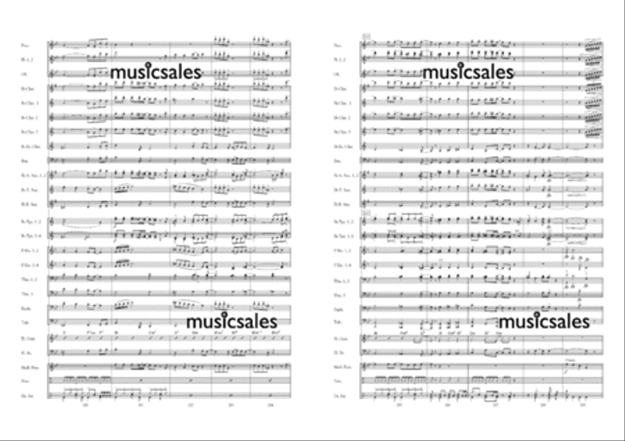Abba Magic! Concert Band scores gallery preview page 19