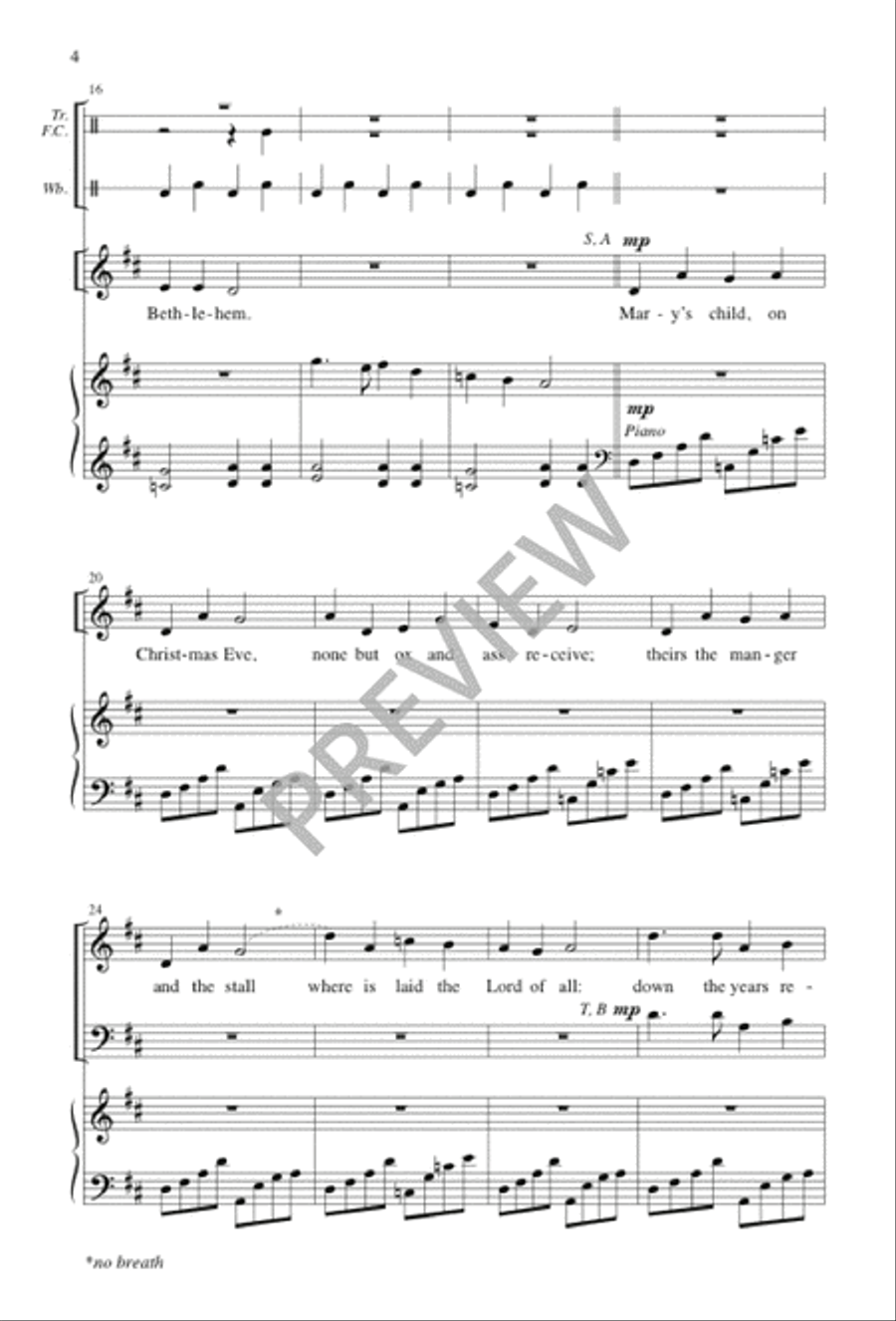 Donkey Plod and Mary Ride 4-Part scores gallery preview page 4