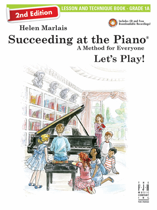 Book cover for Succeeding at the Piano, Lesson & Technique Book - Grade 1A (2nd Edition)