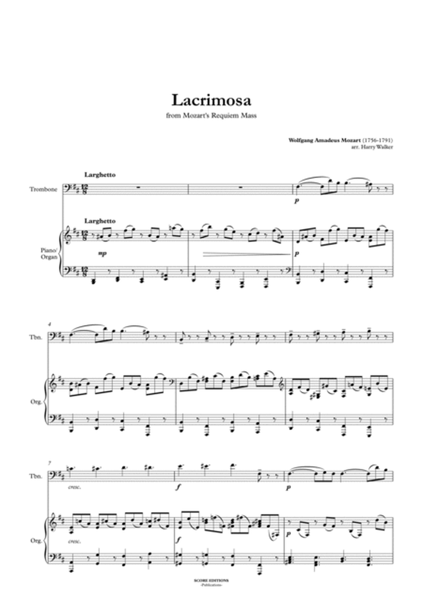 Lacrimosa - Mozart (for Trombone and Piano/Organ) image number null