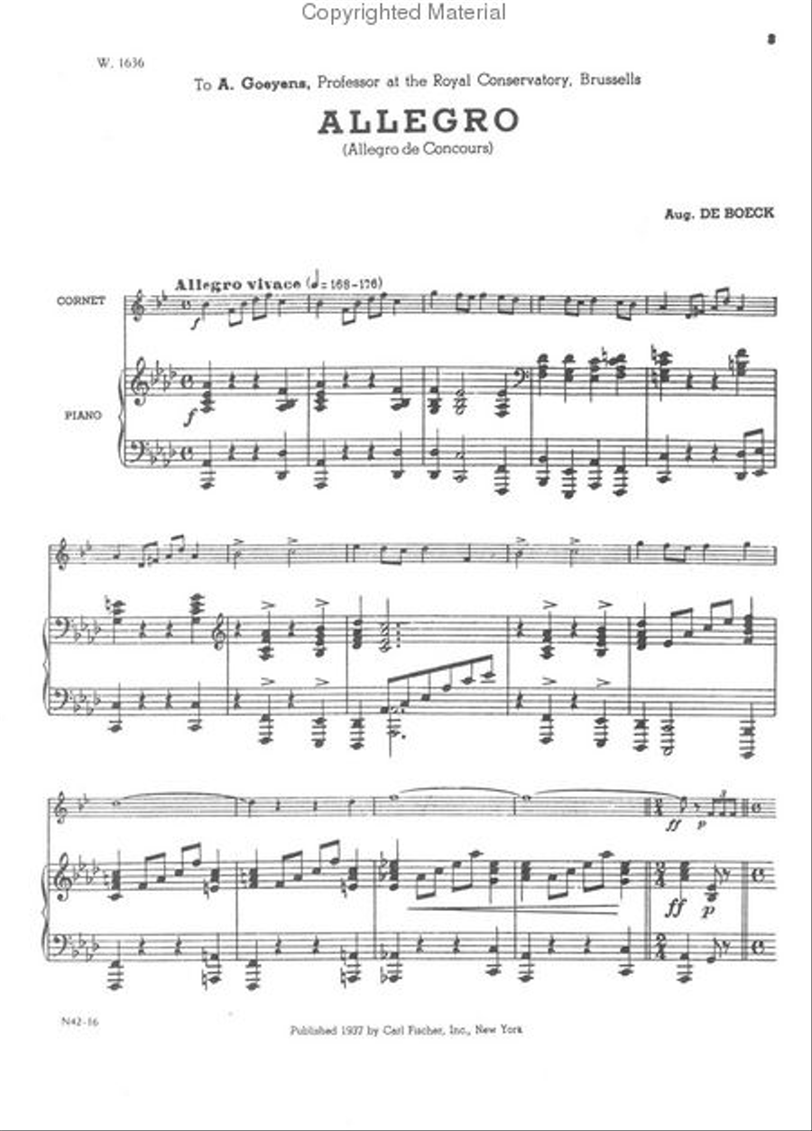 Allegro Trumpet Solo scores gallery preview page 2