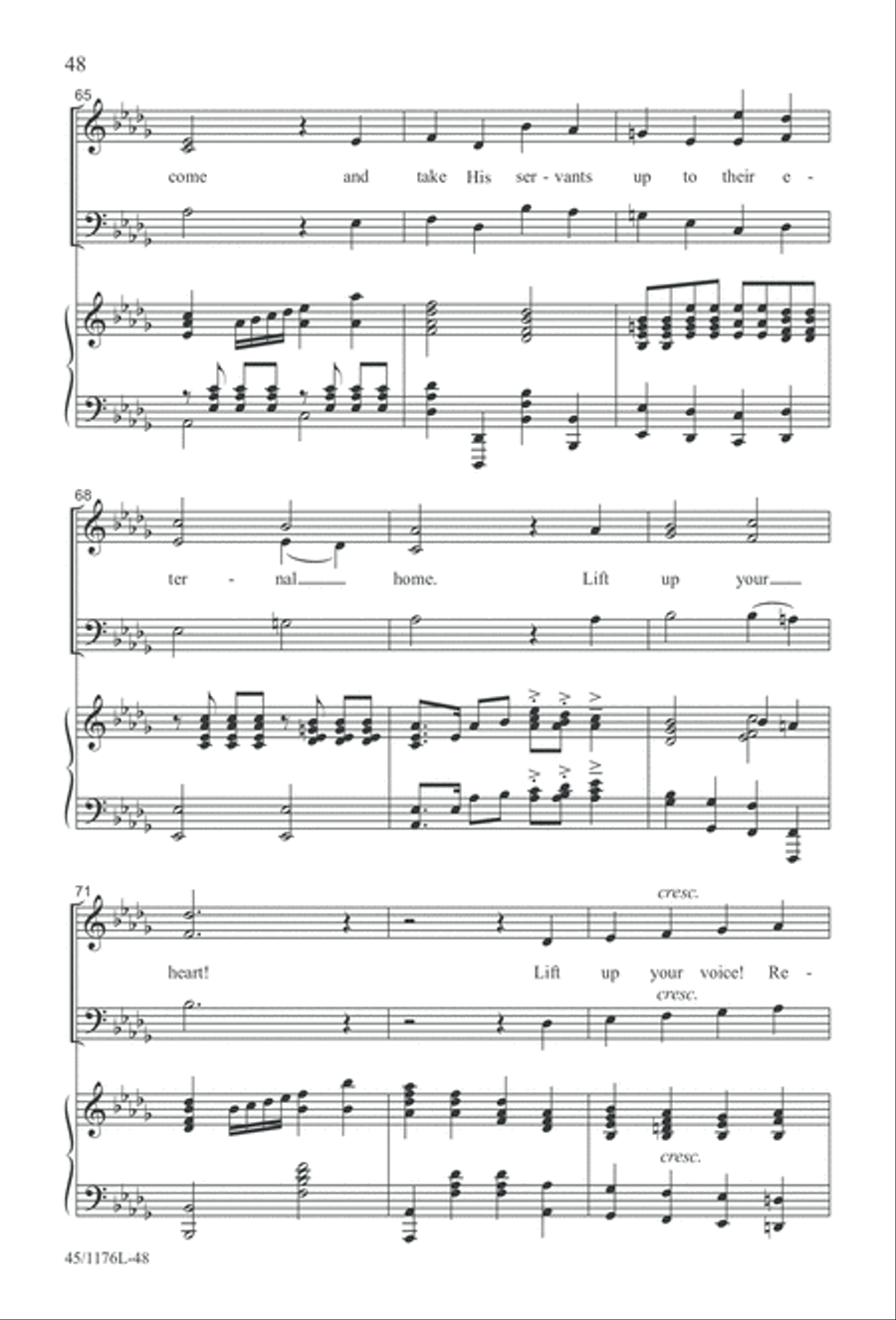 10 More Anthems for about 10 Singers 3-Part scores gallery preview page 48