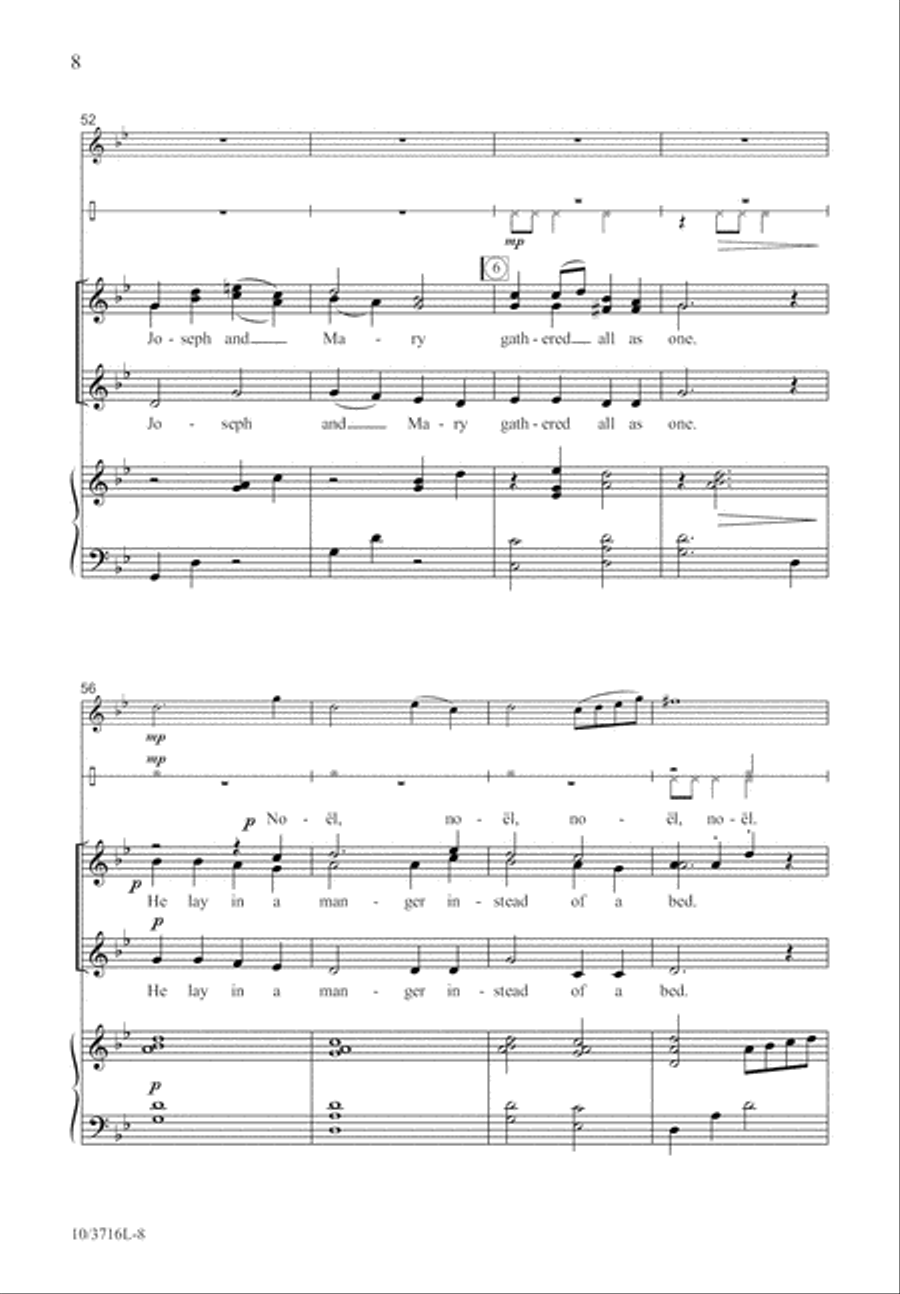 Noël Nouvelet SSATB scores gallery preview page 9