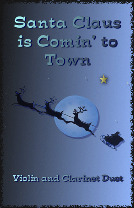 Book cover for Santa Claus Is Comin' To Town