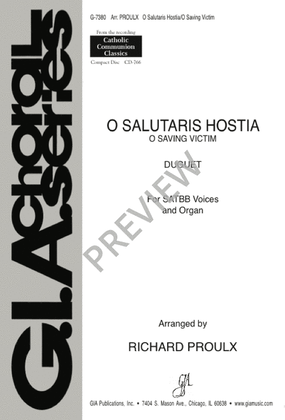 Book cover for O Salutaris Hostia / O Saving Victim