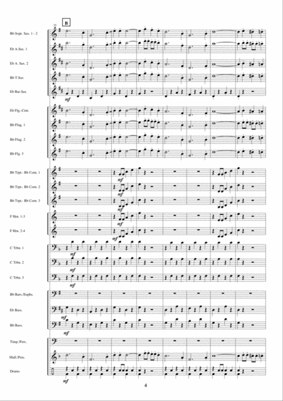 Carnaval Festival Fanfare Band scores gallery preview page 5