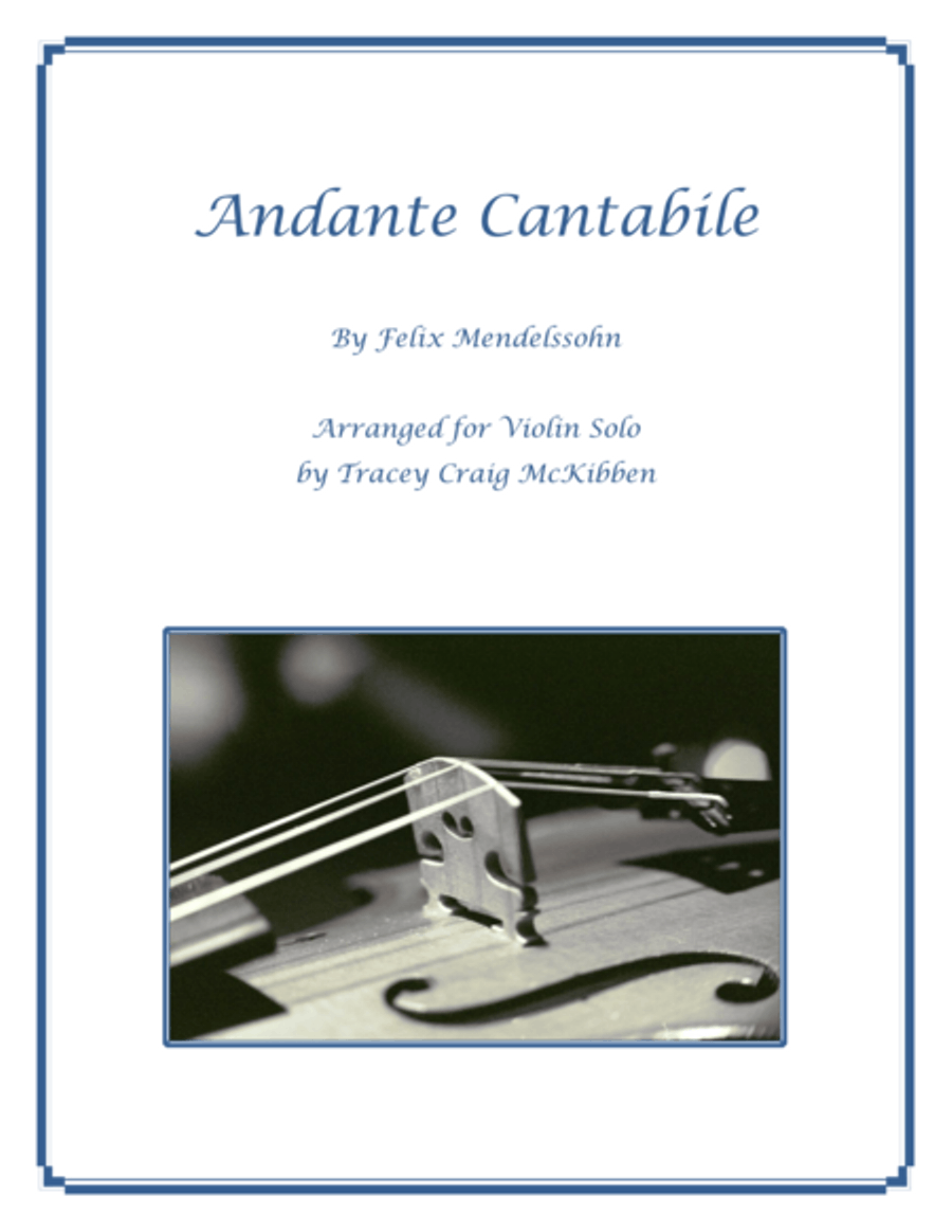 Andante Cantabile (Violin Solo) image number null