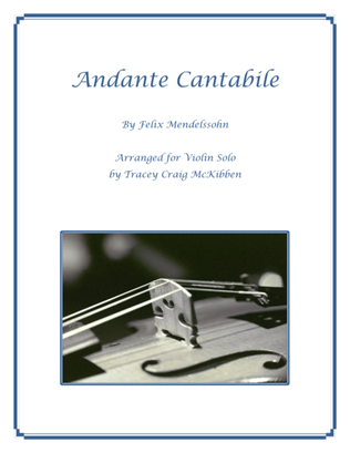 Andante Cantabile (Violin Solo)
