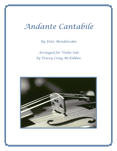 Andante Cantabile (Violin Solo) image number null