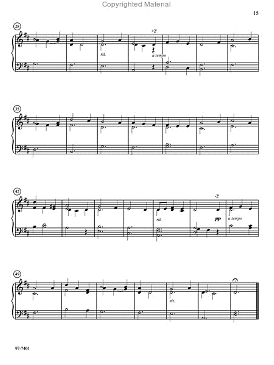 This Wondrous Mystery: Ten Preludes on Communion Hymns for Manuals Organ scores gallery preview page 13