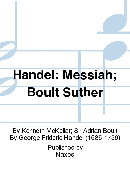 Handel: Messiah; Boult Suther