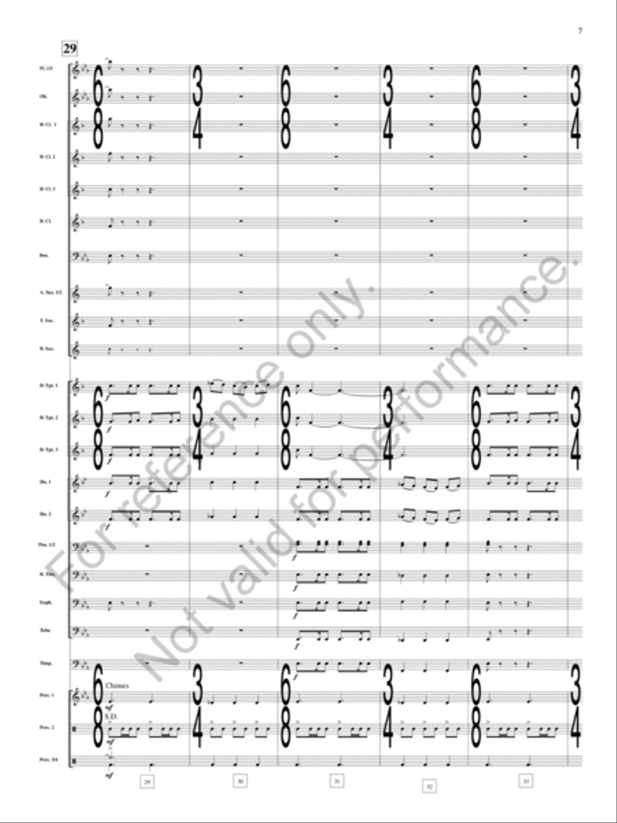 Table Rock Festival Table Rock Festival Concert Band scores gallery preview page 8